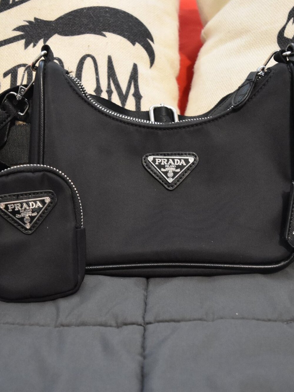 Prada Milano Crossbody Shoulder Bag with Coin Purse - SO CUTE!
